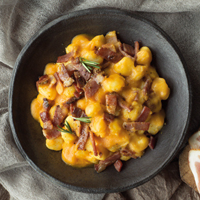 Gnocchetti zucca e speck