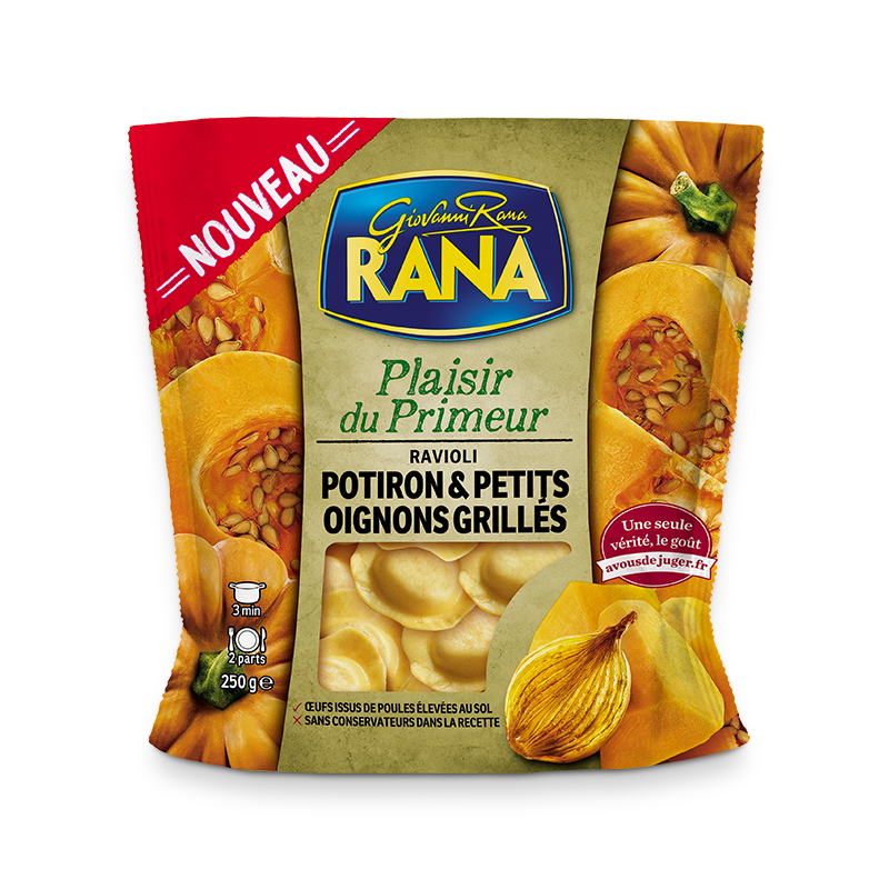 Ravioli Potiron Petits Oignons Grilles Giovanni Rana