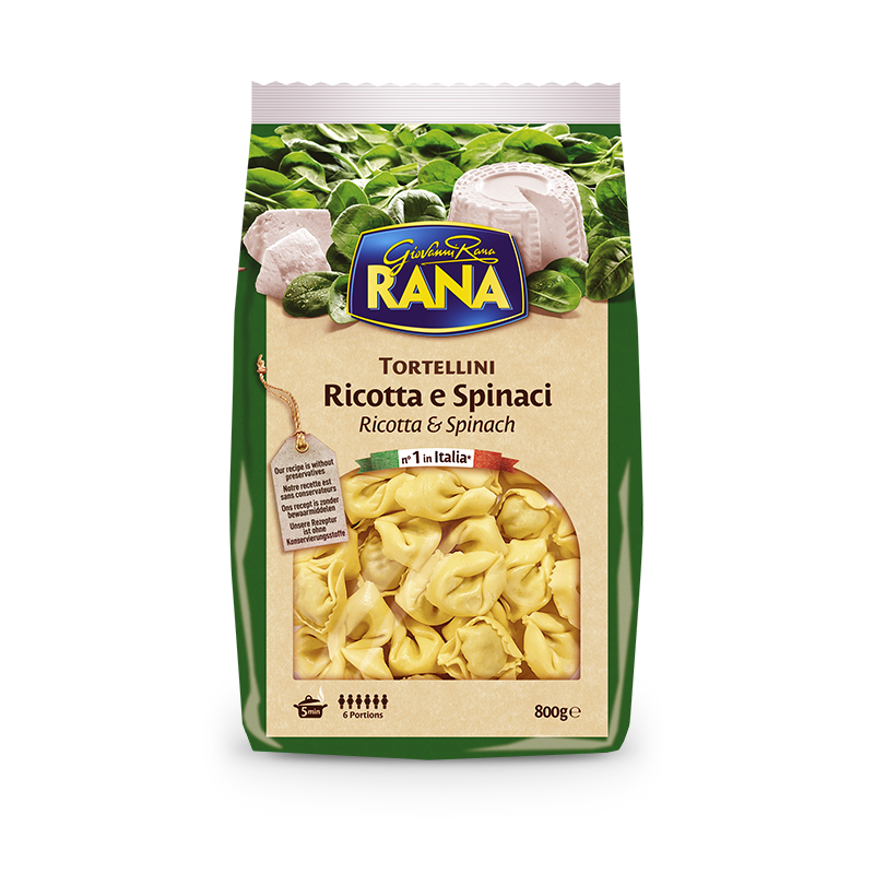 Tortellini Ricotta & Spinach 800 g Giovanni Rana