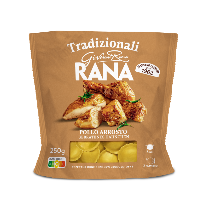 RAVIOLI GEBRATENES HÄHNCHEN