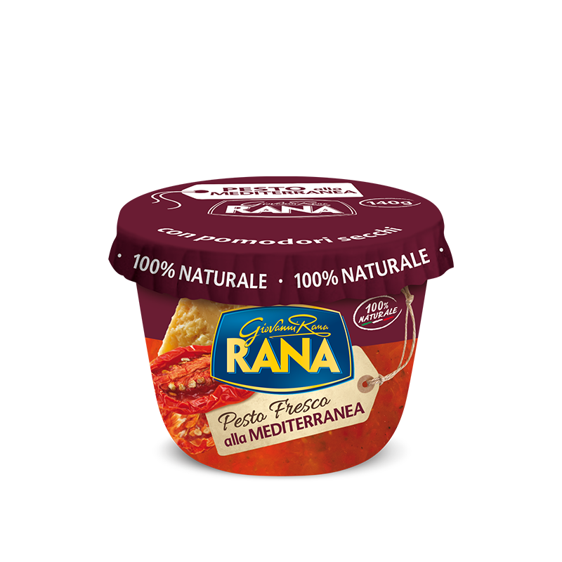 Pesto med soltorkade tomater och ost