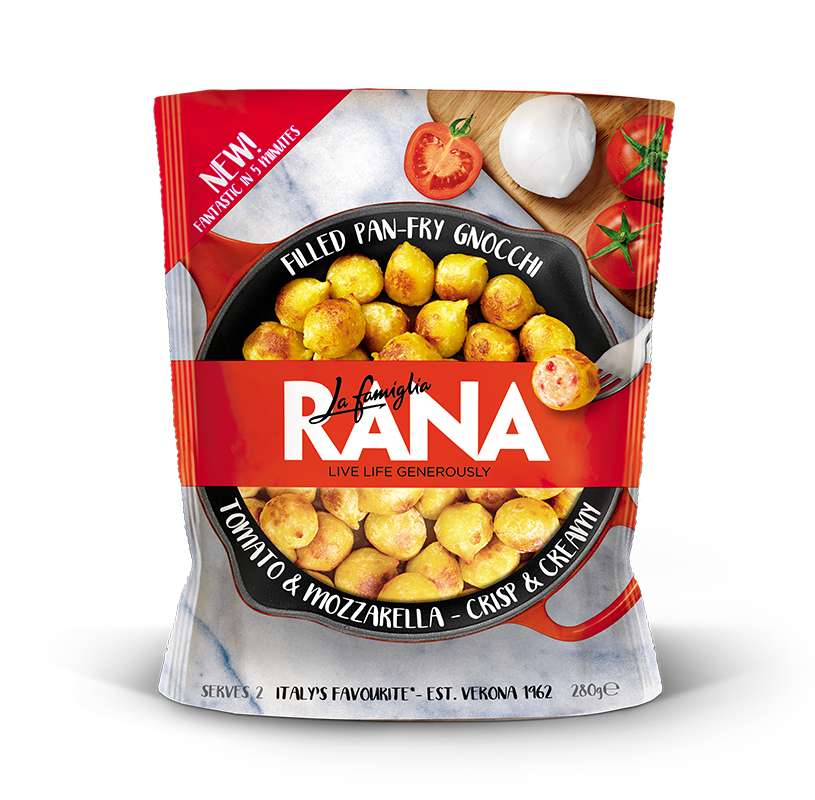 Filled PanFry Gnocchi Tomato & Mozzarella La Famiglia Rana