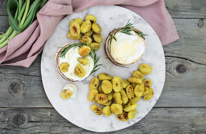 Pfannen-Gnocchi Rosmarin mit Gulasch - Giovanni Rana