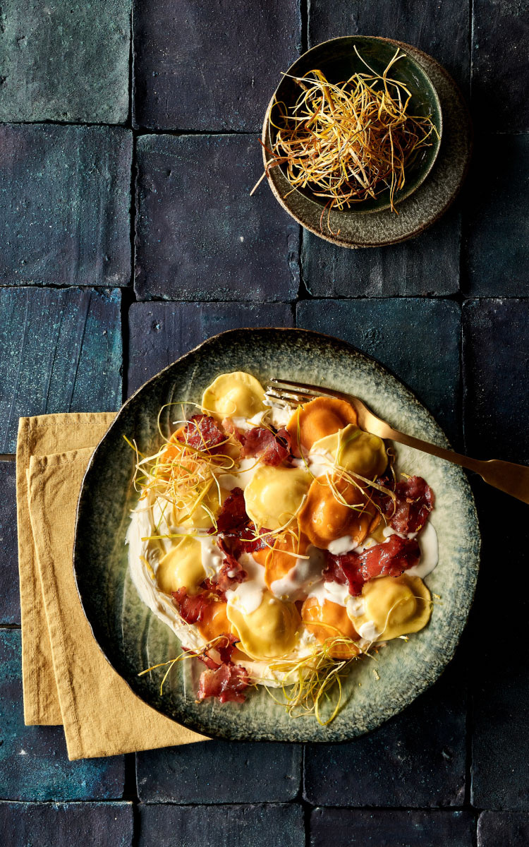 Giovanni Rana Oro Rosso Ravioli con Parmigiano Reggiano e Mostarda di Mele  Cotogne 250 g