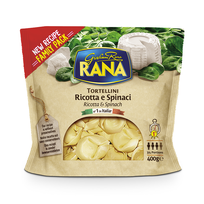 Tortellini Med Ricotta Och Spenat