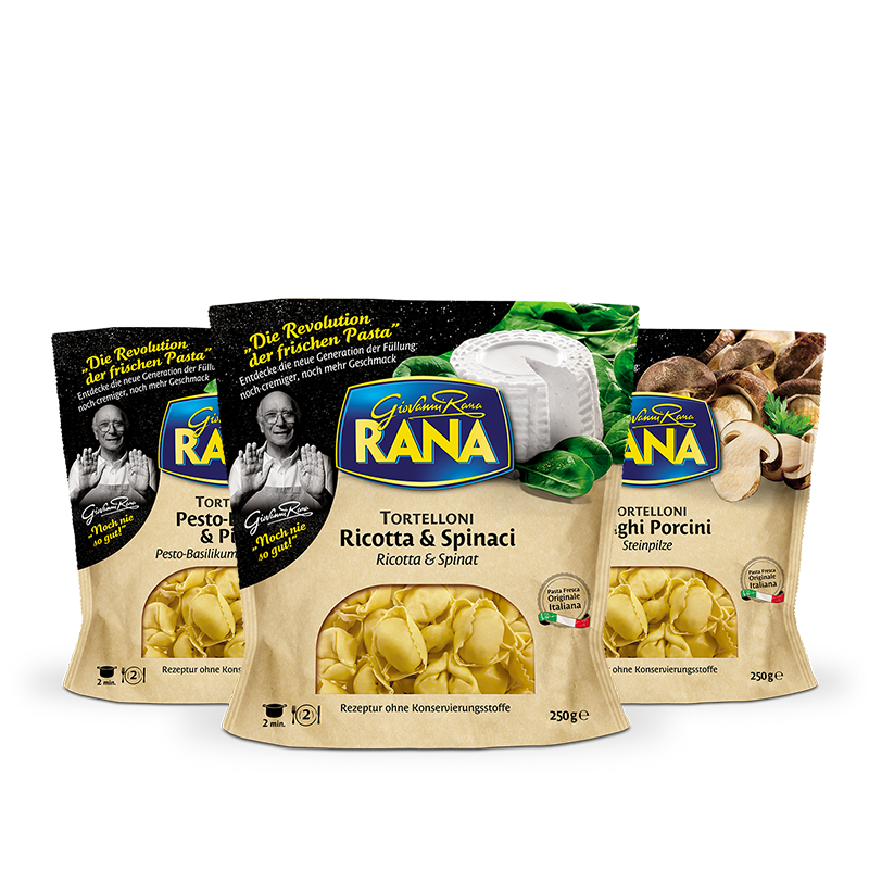 Die neuen Tortelloni Giovanni Rana
