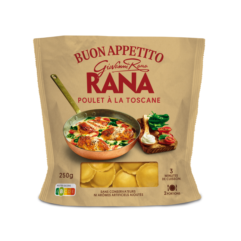 Ravioli poulet à la toscane