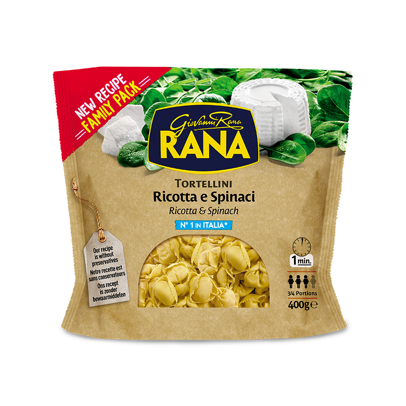 Tortellini Med Ricotta Och Spenat