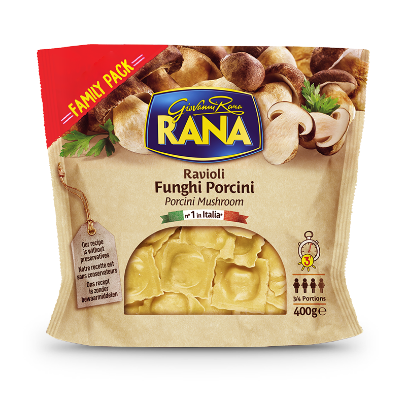 Ravioli Porcini Mushroom 400 g Giovanni Rana